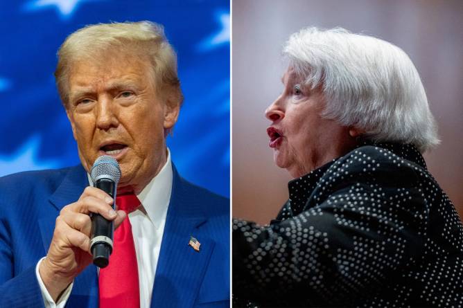 Donald Trump and Janet Yellen