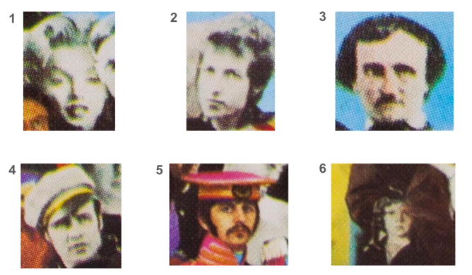 People on the cover of Sgt. Pepper Lonely Hearts Club Band cover