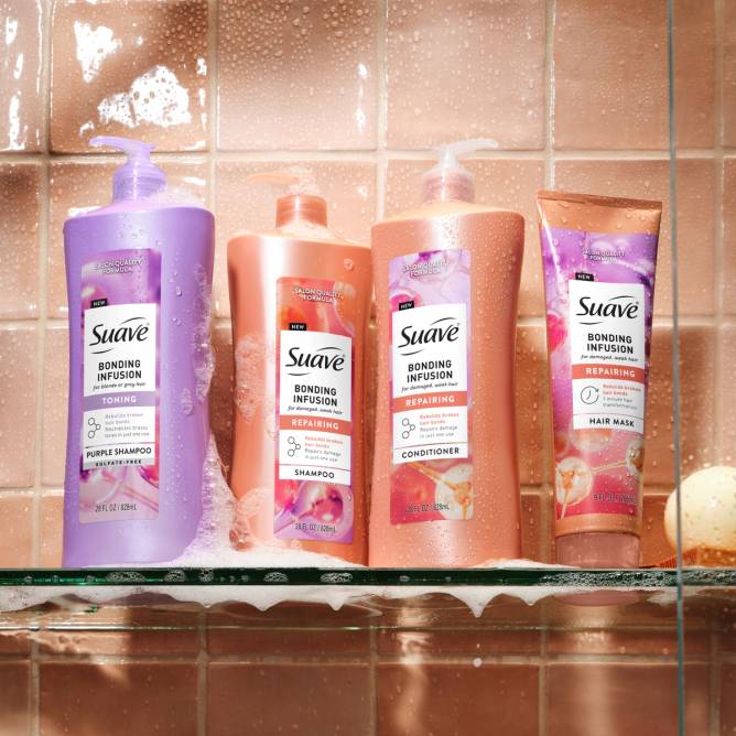 Suave Bonding haircare line