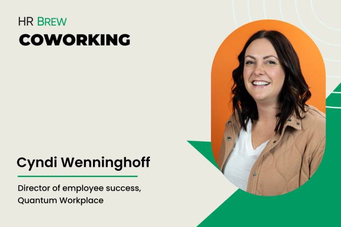 HR Brew's Coworking series featuring Cyndi Wenninghoff