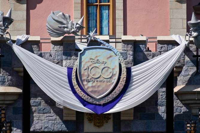 A Disney 100 years of wonder banner