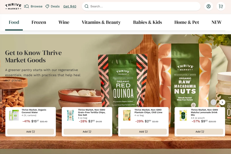 How To Browse Thrive Market Without A Membership Five sustainable Thrive Market practices