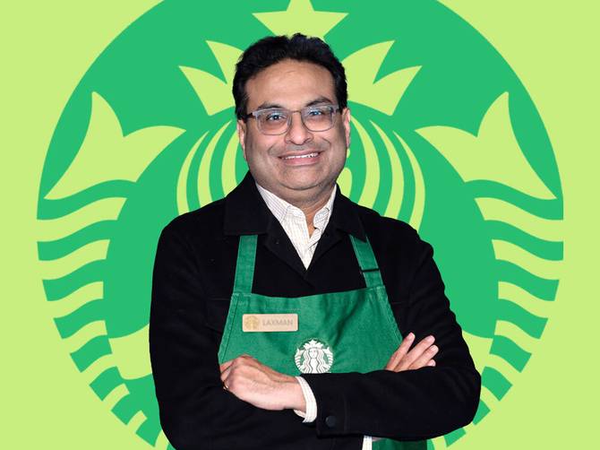 Laxman Narasimhan, CEO of Starbucks