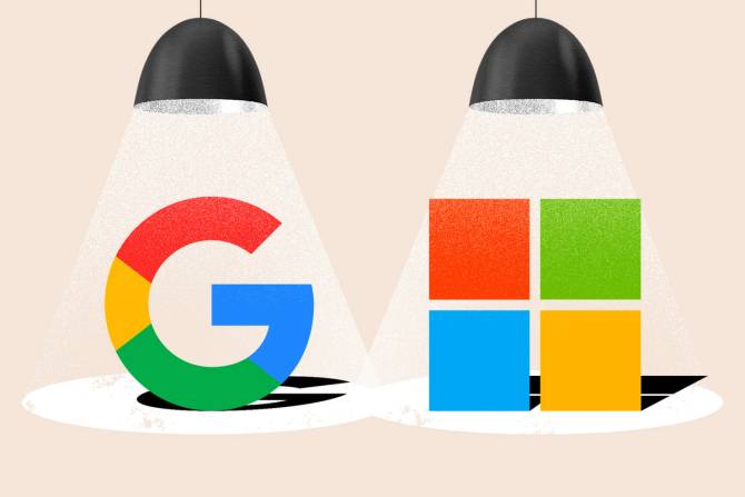 Spotlight on Microsoft and Google