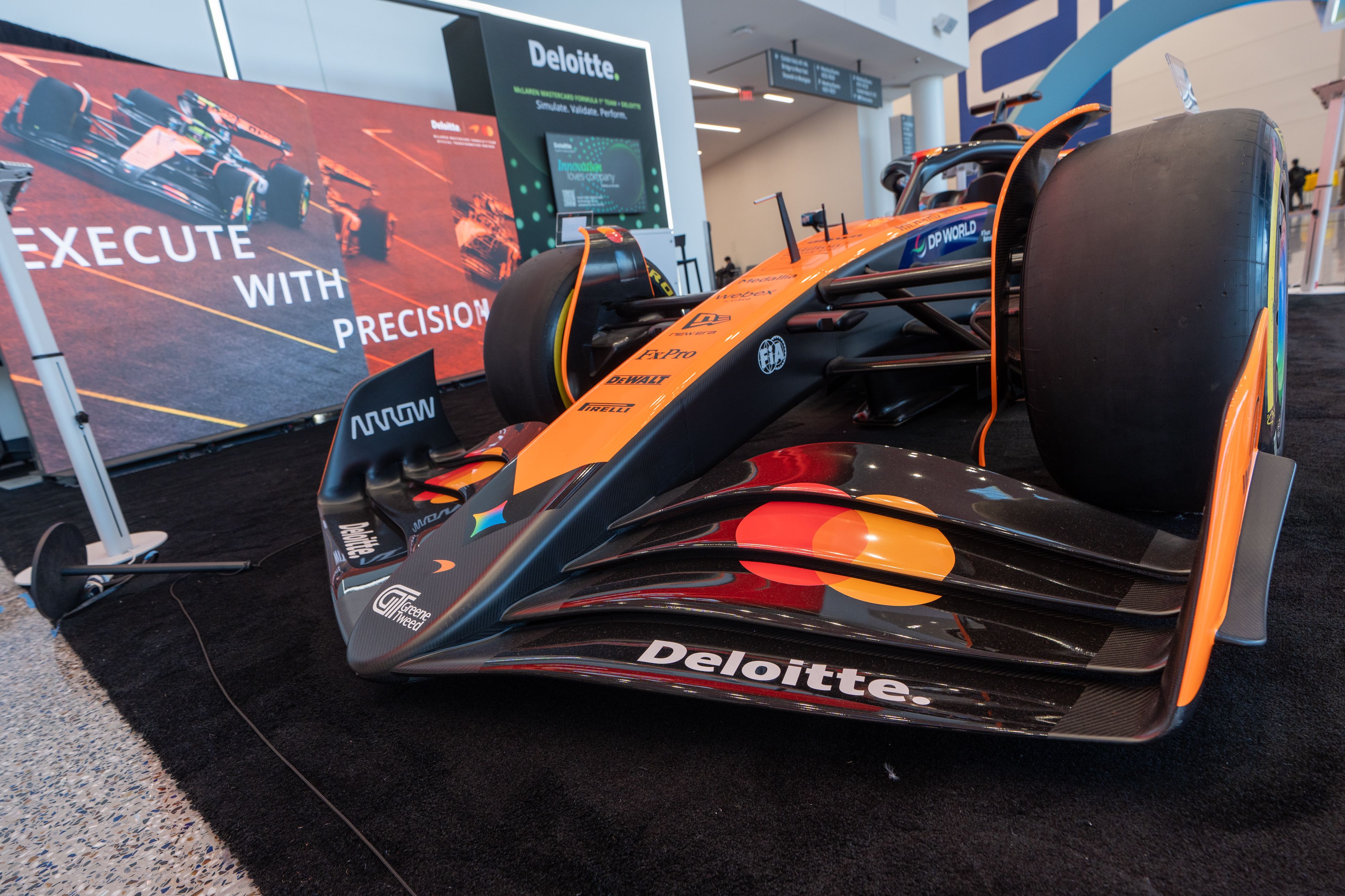 McLaren car on display at CES 2026
