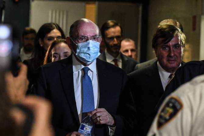 Former Trump Organization CFO Allen Weisselberg arrives in court