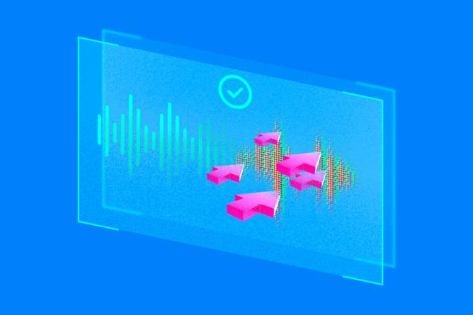 Arrows attacking audio detector.