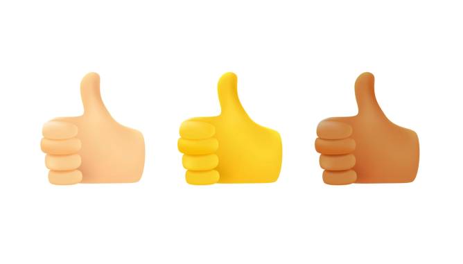 Thumbs up emoji