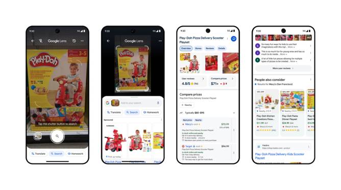 Google Lens in-store shopping