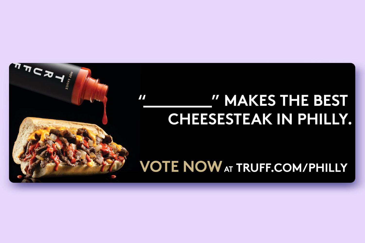An image of a billboard for Truff