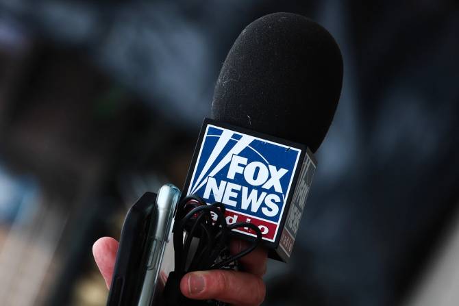 Fox News microphone