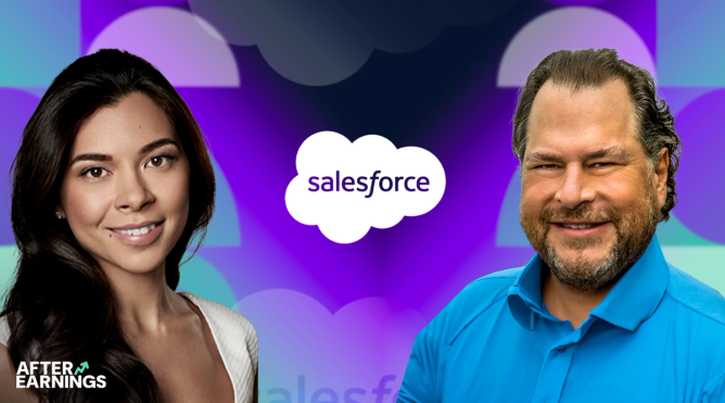 Anne Berry interviews Salesforce CEO Marc Benioff for After Earnings