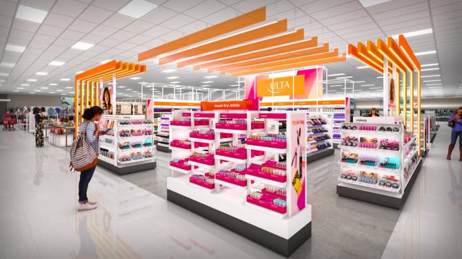 Ulta Beauty shop within a Target store