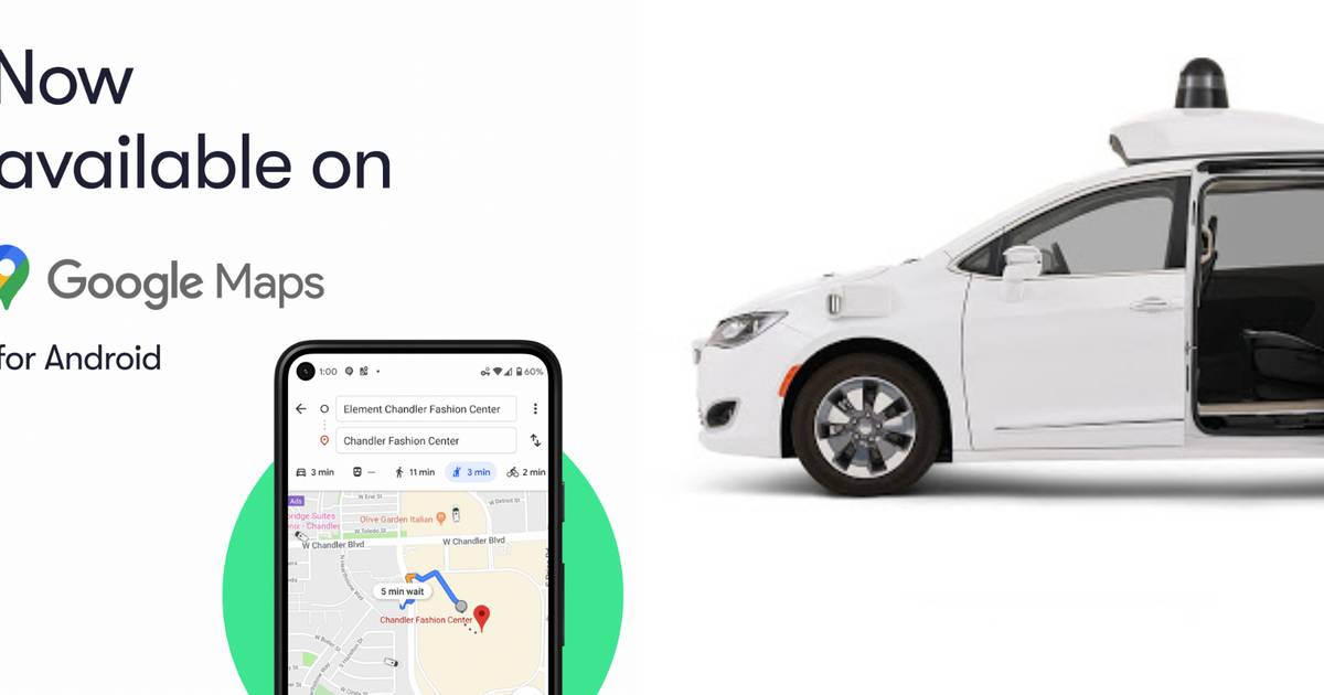 Waymo Map Version Call a Waymo using Google Maps
