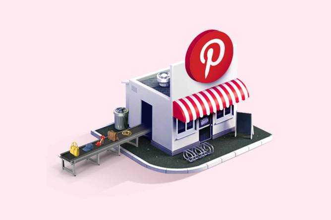 Pinterest shop with conveyer belt.