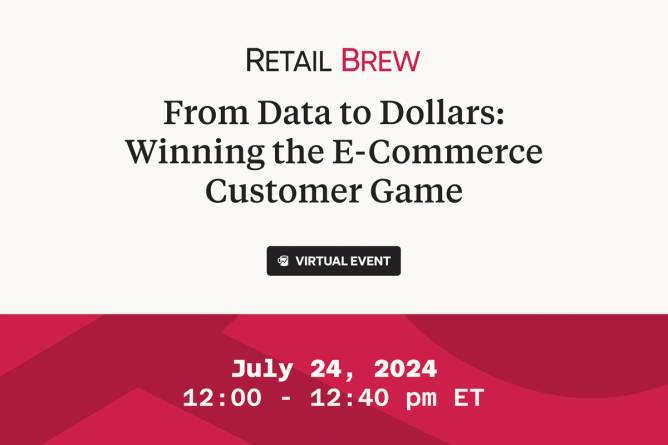 Retail Brew virtual event promo