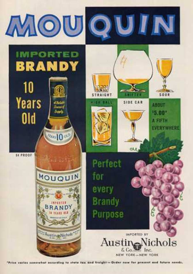 vintage brandy ad