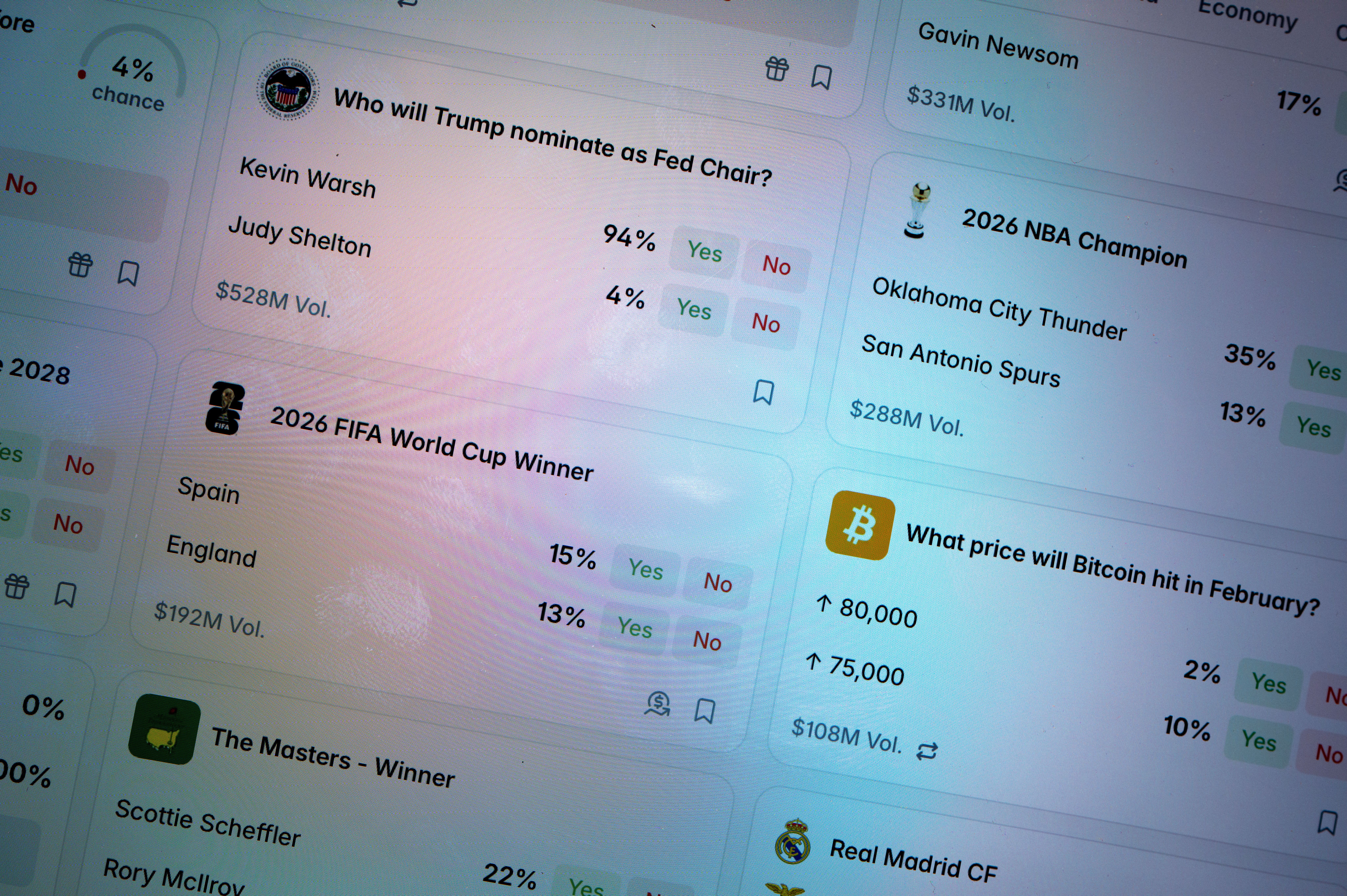 New York and Maryland become latest states to ban public workers from using prediction markets