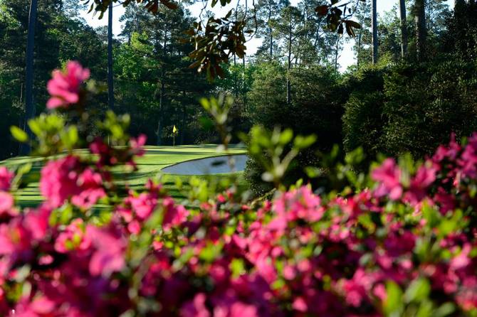 Flowers at the Masters 