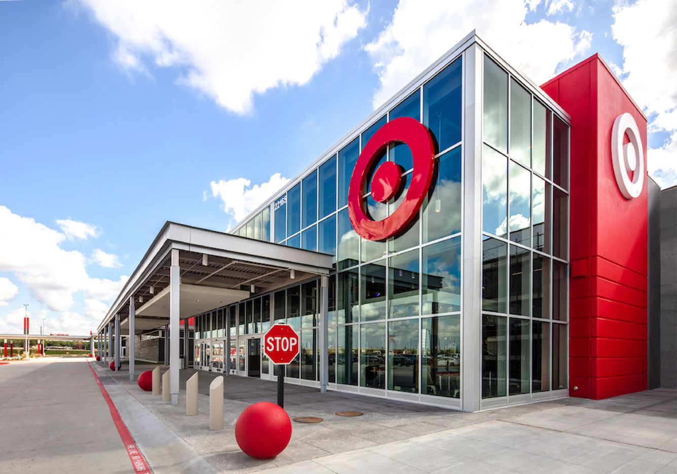 Exterior of a Target store. 