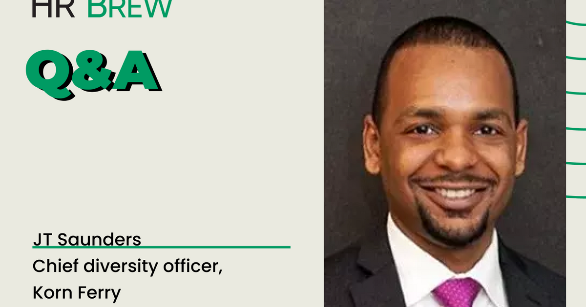 A conversation with Korn Ferry’s chief diversity officer, JT Saunders