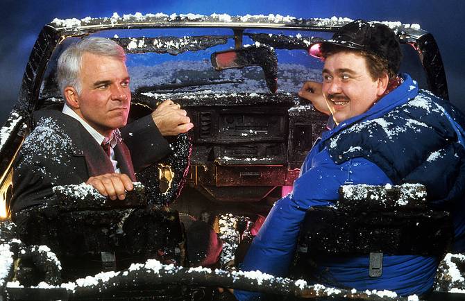Steve Martin and John Candy in "Planes Trains and Automobiles"