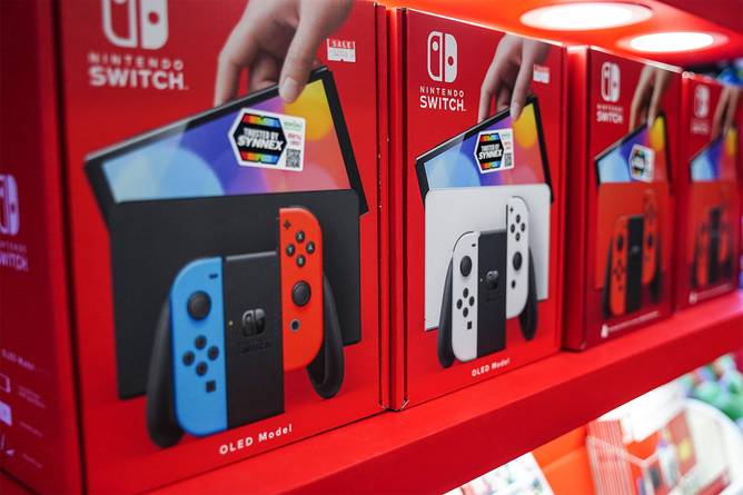 Nintendo Switch consoles on sale