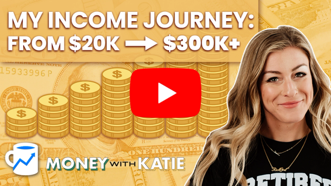 My income journey: From <$, to nearly $, in  years