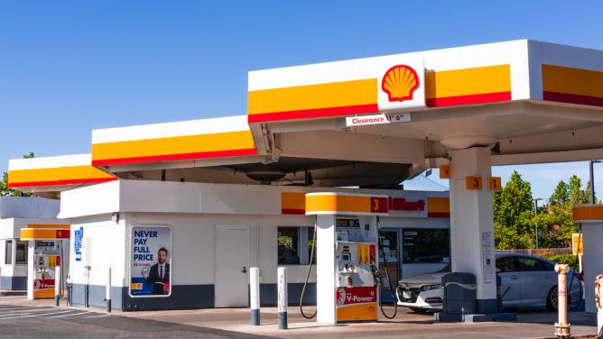 Shell gas station