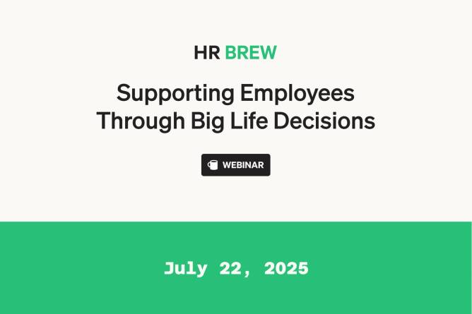 Supporting employees through big life decisions