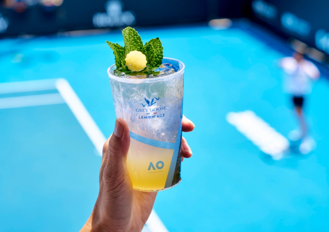 Grey Goose Lemon Ace for the Australian Open 2024