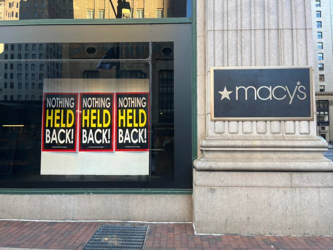 Macy's Center City location is set to close this March. 