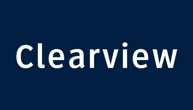An image of Clearview font