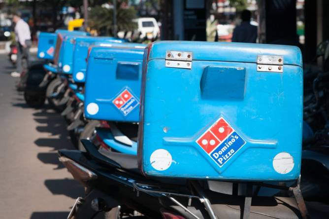 Domino's Pizza delivery vehicles 