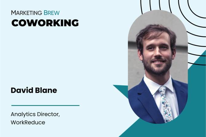 David Blane in Marketing Brew's Coworking series
