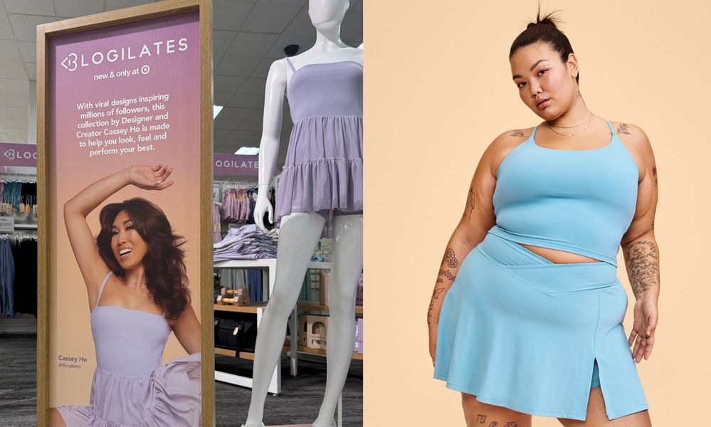 Popflex duped its own products with its Blogilates line at Target