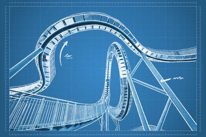 Roller coaster blueprint