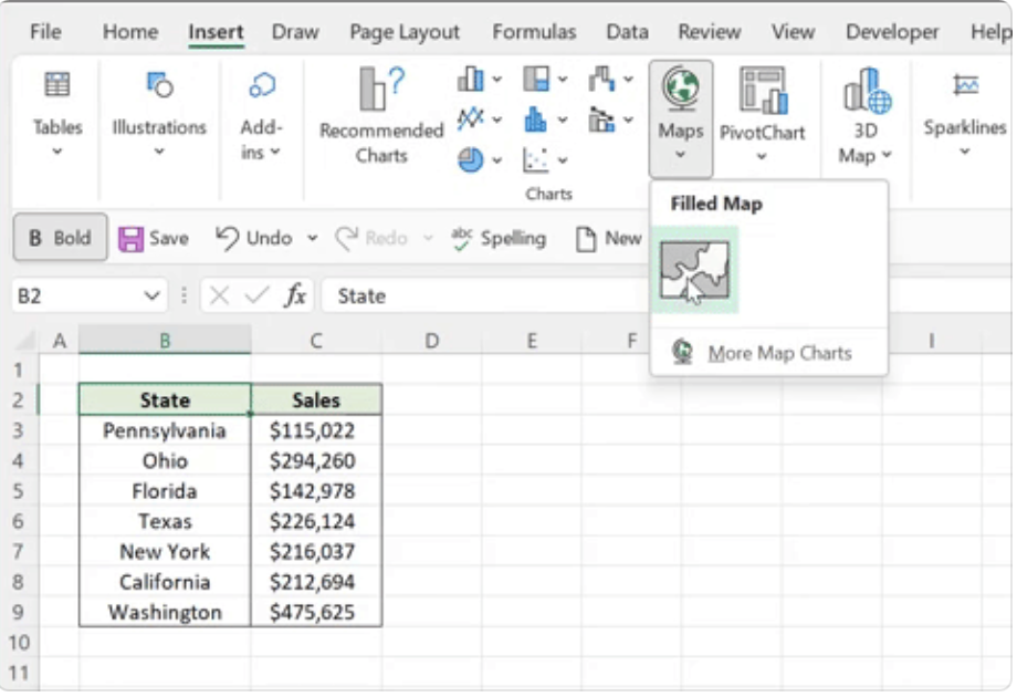 Spice up your spreadsheets with geographical heat maps