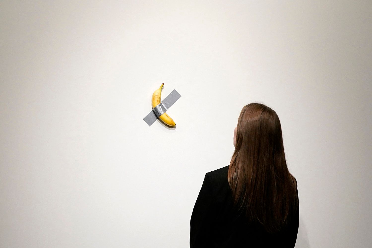 A duct-taped banana sells for $6.2 million
