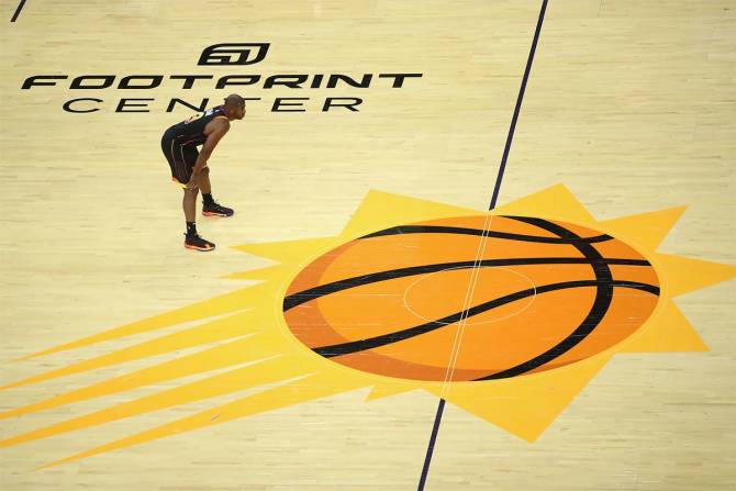 The Phoenix Suns court