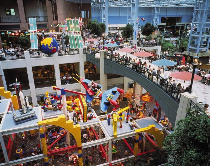 Interior of Mall of America