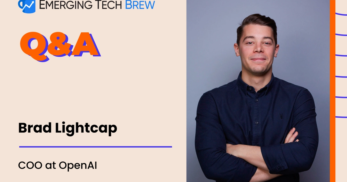 OpenAI COO Brad Lightcap on ChatGPT creator's startup fund