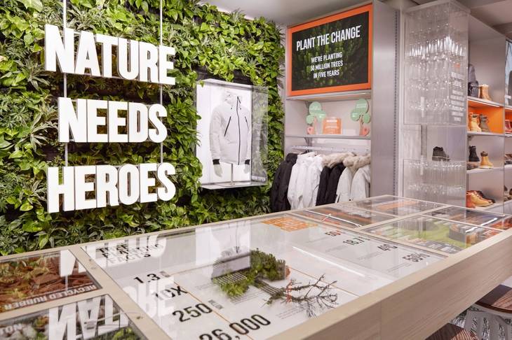 Why Timberland and others are using precious store space to support causes instead of showcasing products