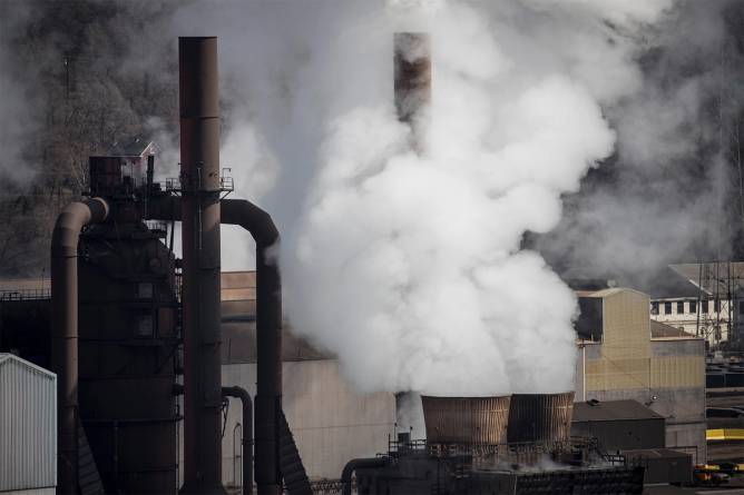 A US Steel steel mill