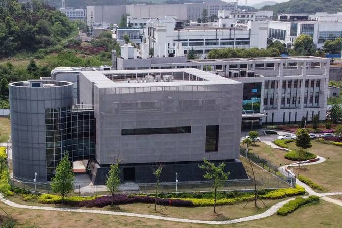 P4 laboratory at the Wuhan Institute of Virology in Wuhan in China's central Hubei province on April 17, 2020