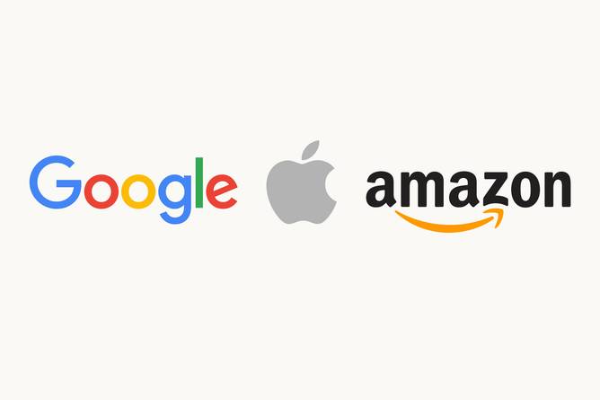 Google, Apple, Amazon