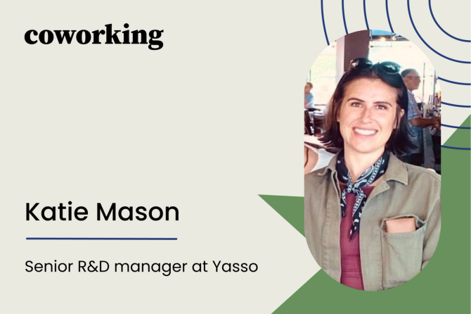 Coworking with Katie Mason, senior R&D manager at Yasso