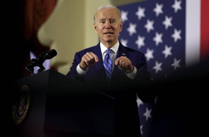 President Biden Discusses Strengthening Social Security And Medicare And Lower Healthcare Costs At The University Of Tampa