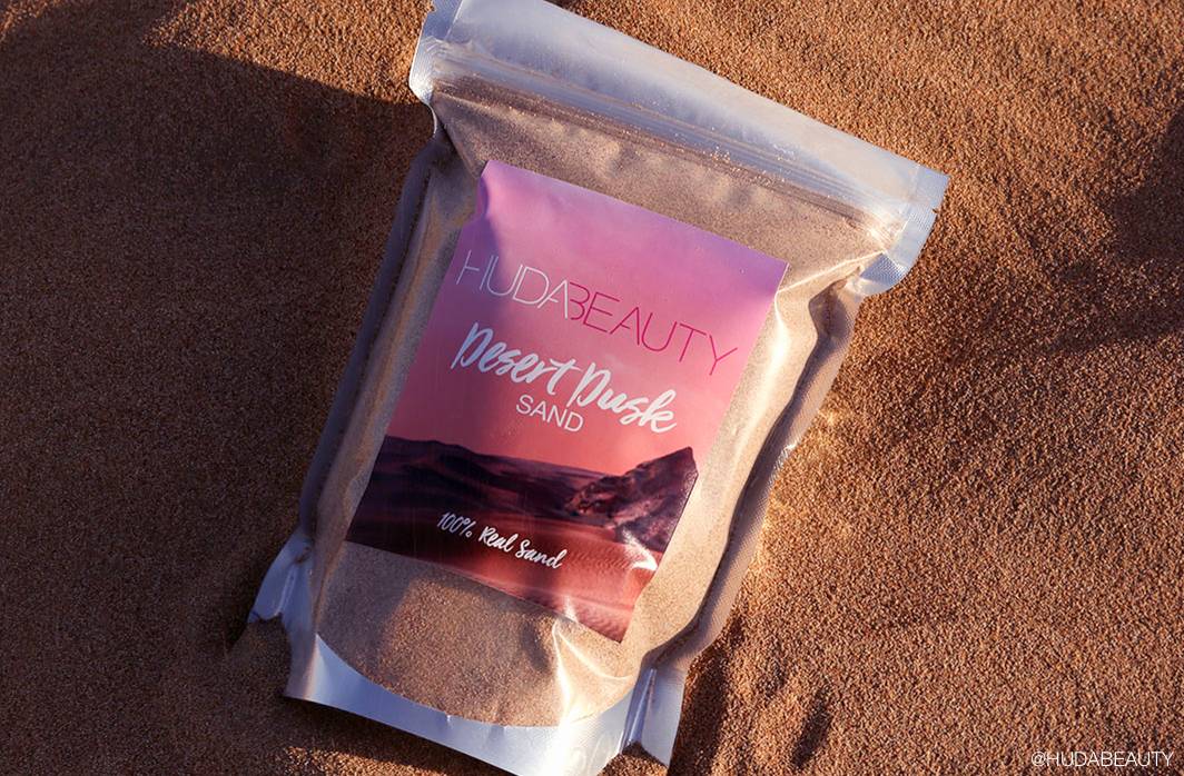 Desert Dusk Sand , a Huda Beauty April Fool's prank from 2018.