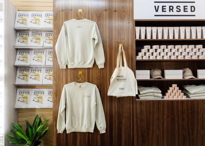 Versed Press Restart Cafe pop-up in New York City